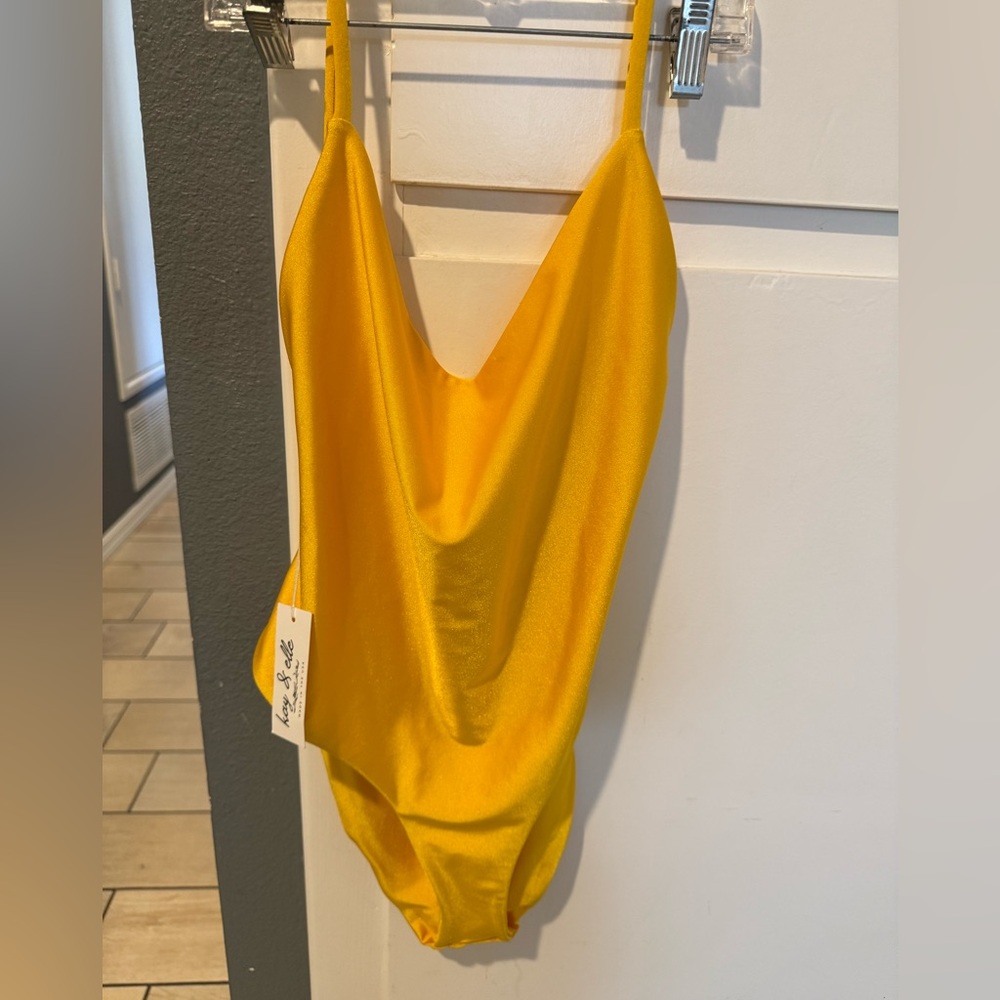 Kaye & Elle Yellow One-Piece Swimsuit/bodysuit
